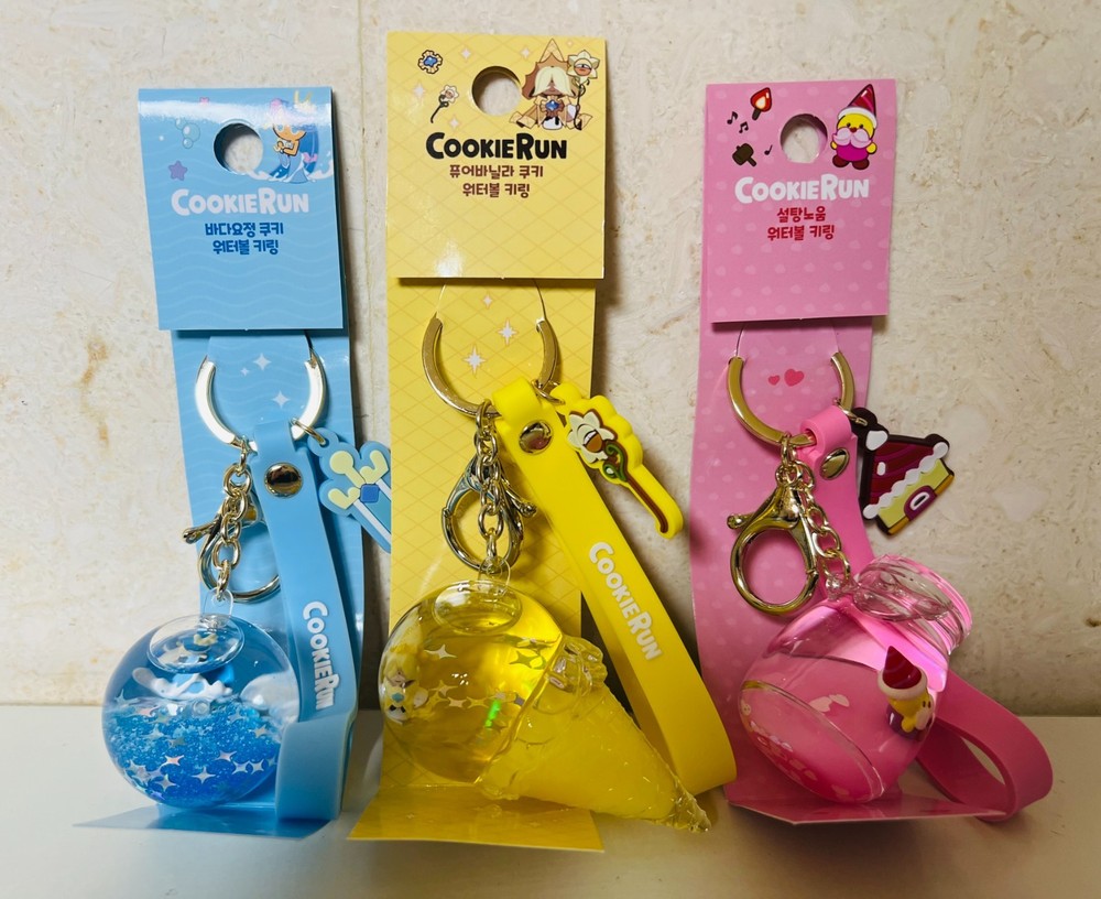 NEW  BEST Video Game Cookie Run Key holder Authentic items Key chain 3 Types