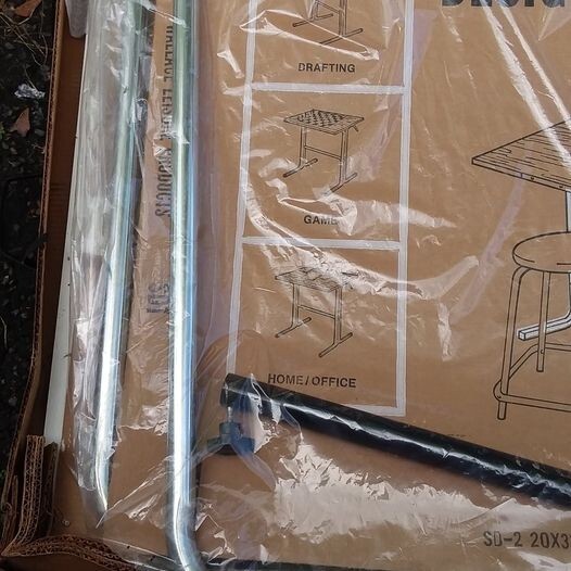 Wallace Design-A-Table Model SD1 for drafting, games, computer 24" × 33" × 3/4"