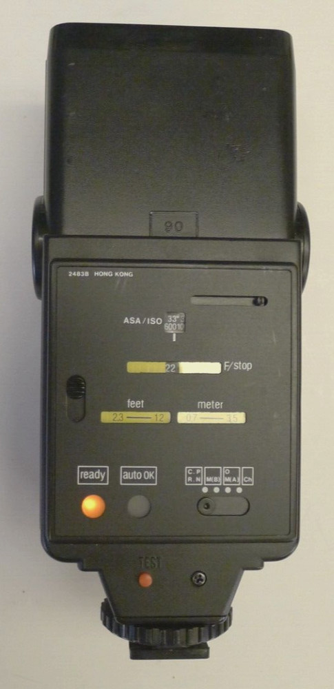 Sunpak Auto 144 D Thyristor Hot Shoe Flash - TESTED