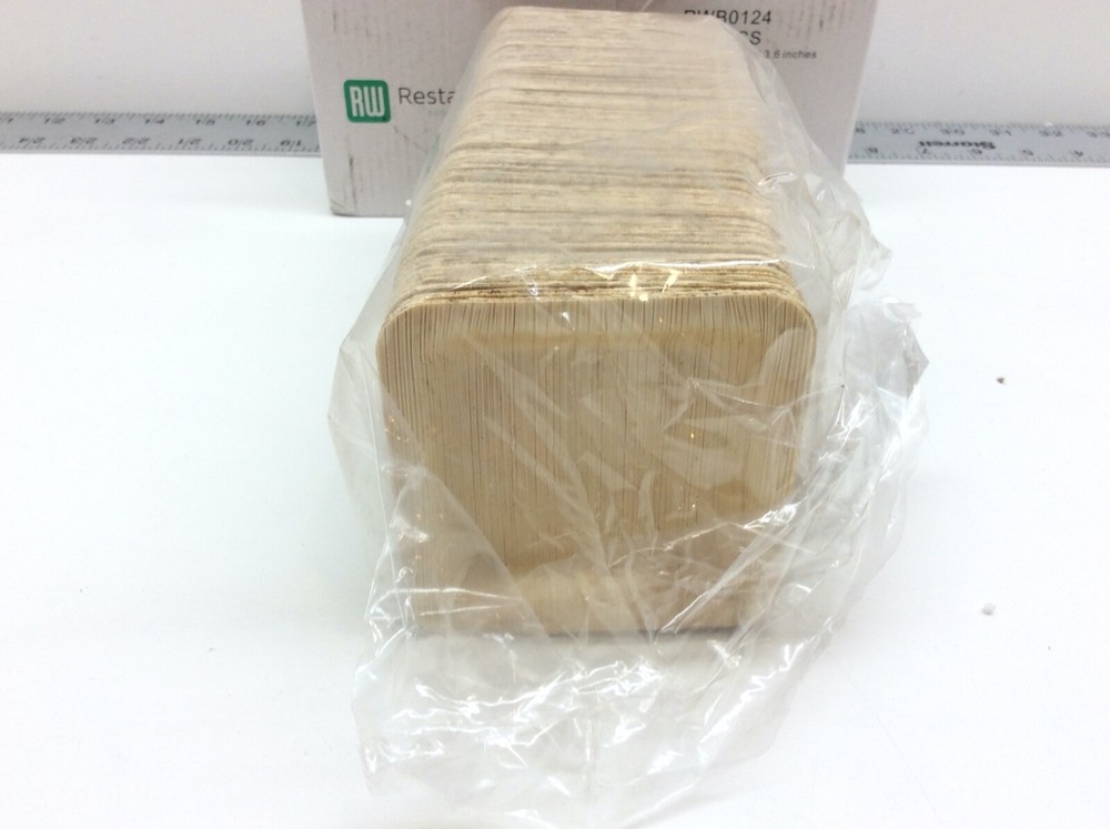 Restaurantware Bamboo Leaf Plate Small 3.6" 100 Count Box