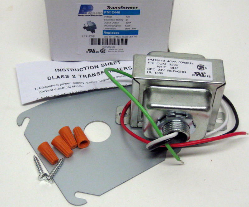 PM12440 Transformer 120 V Pri. 24 V Secondary 40 VA