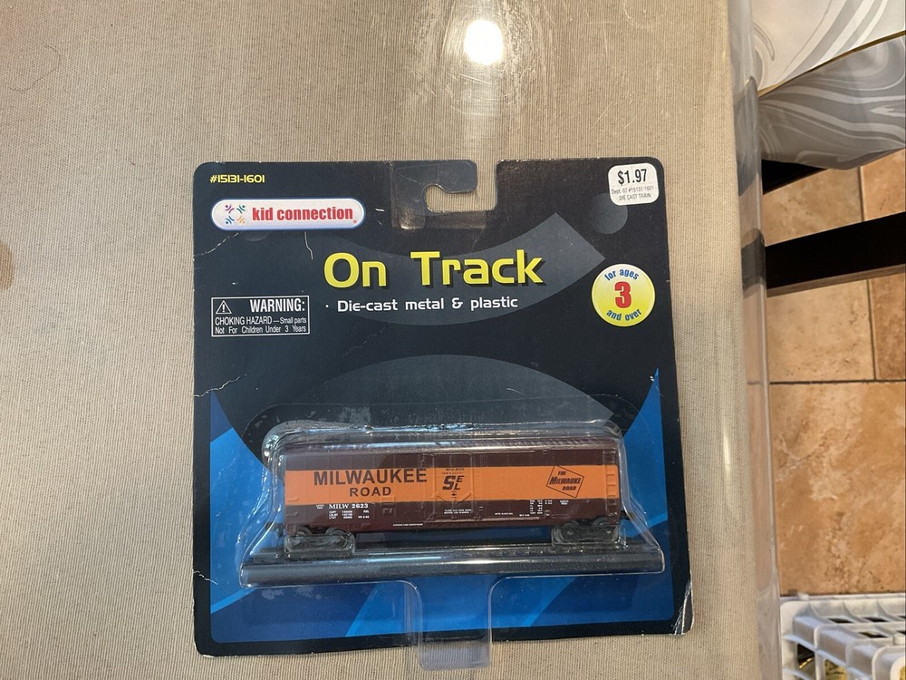 on track die-cast Trains