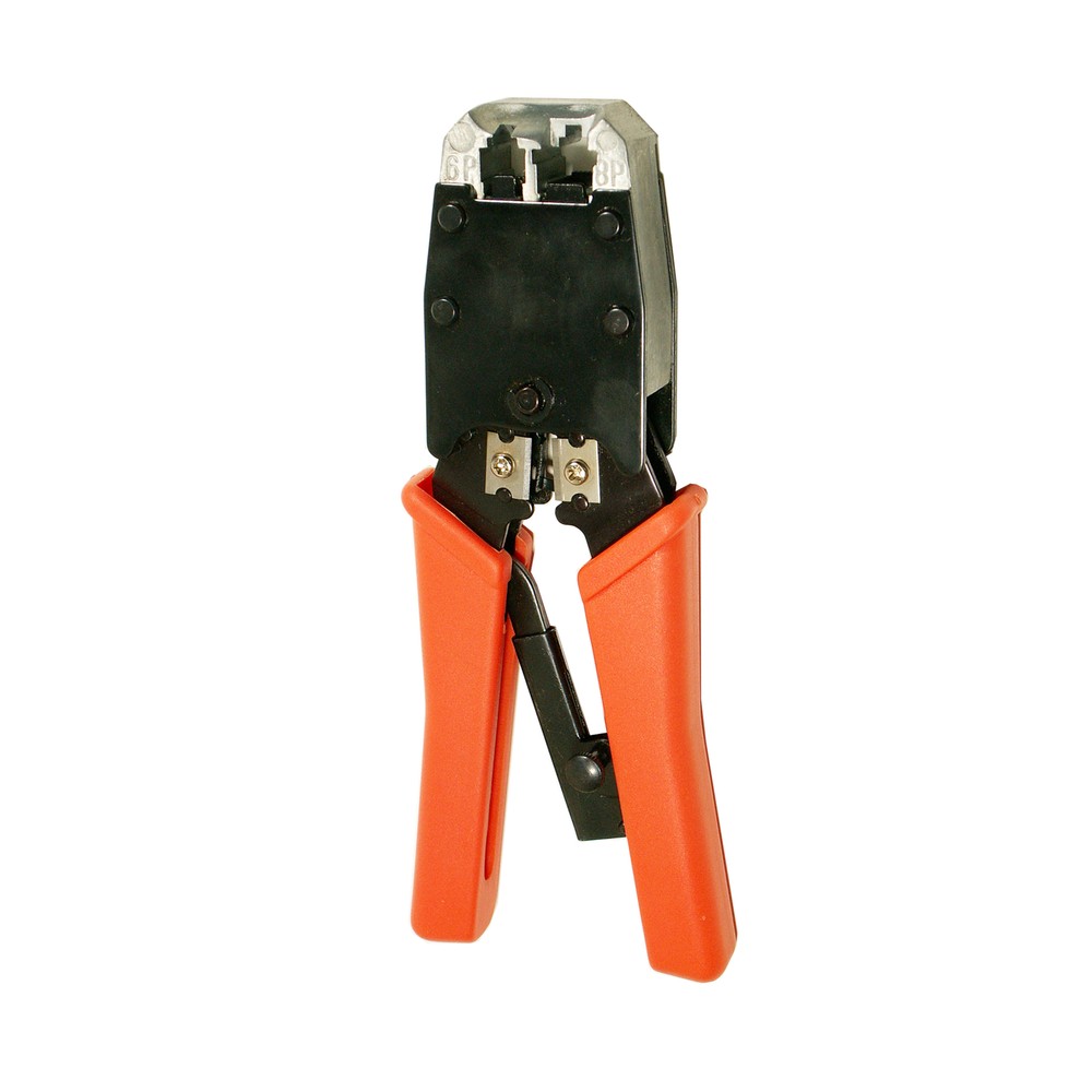 Cable Crimper Tool RJ45/RJ11 Modular Plug Cat5e/Cat6 Network LAN Crimp Tool