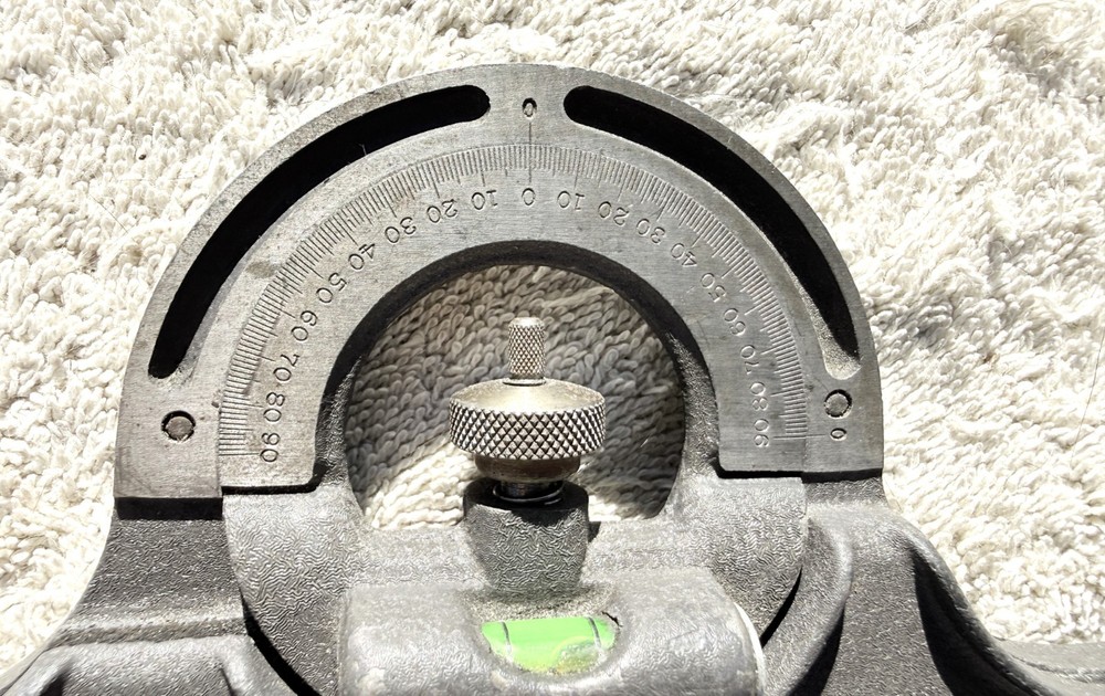 VINTAGE UNBRANDED MACHINIST COMBO PROTRACTOR