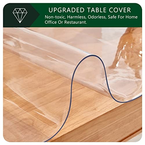 48x72" Wipeable Vinyl Cloths Pad for Rectangle 48" x 72" Clear1.5 Rectangle