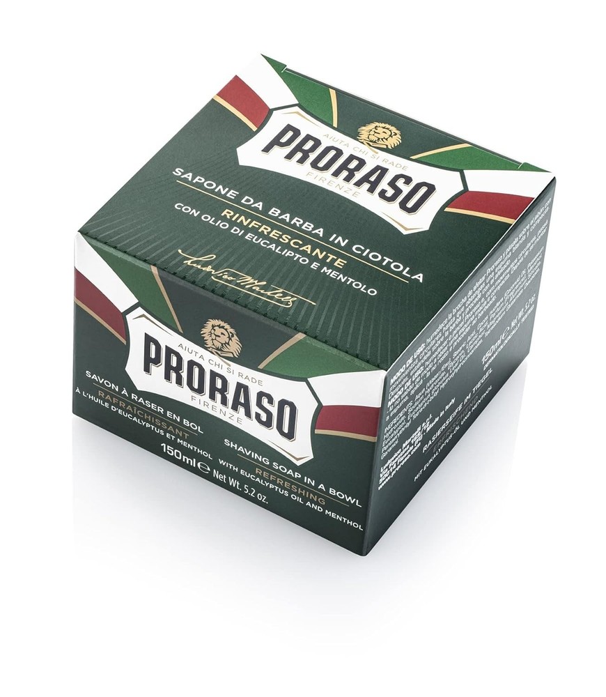 Italian Craftsmanship: Eucalyptus Shaving Soap 5.2 oz for Ultimate Grooming