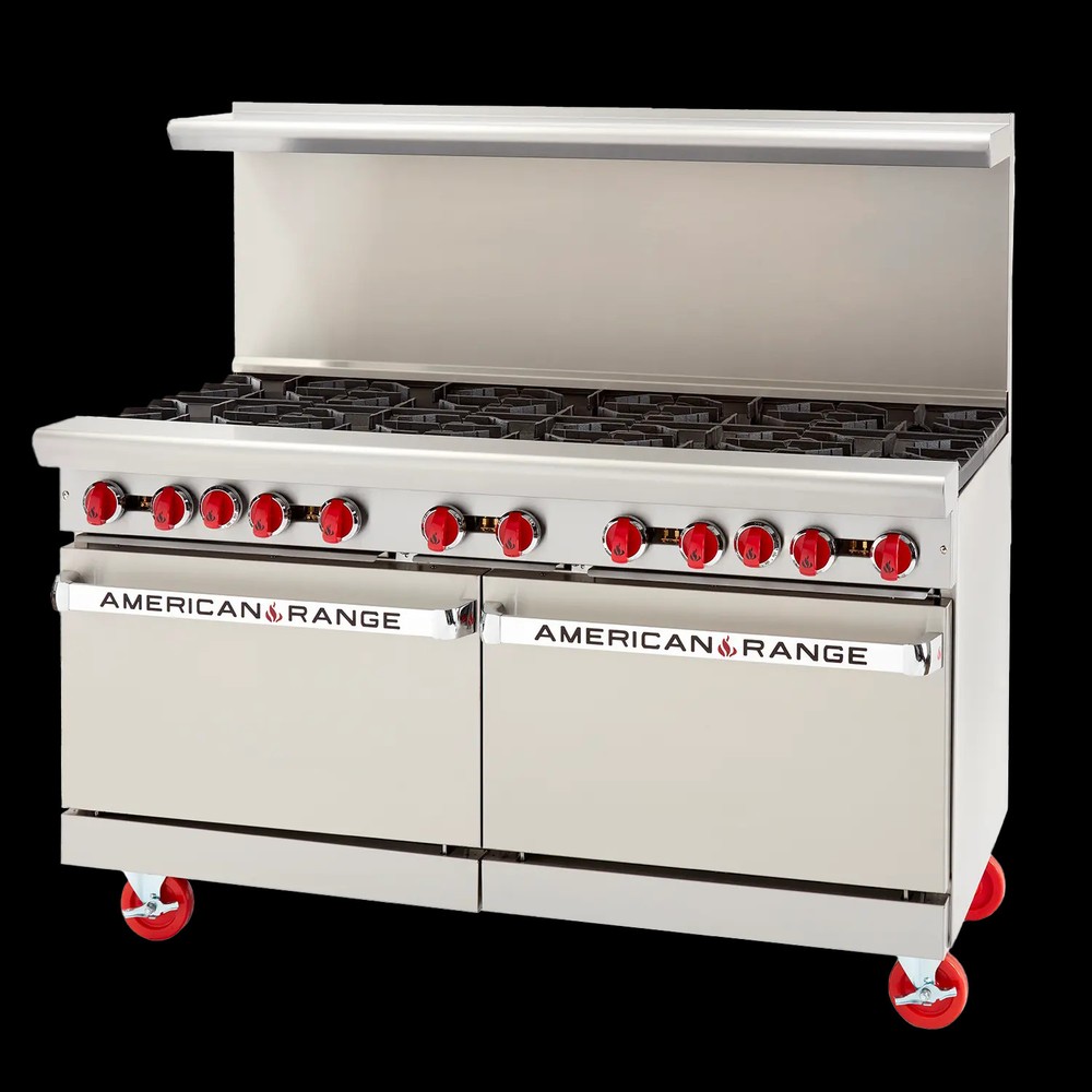 American Range 60" Gas 2 Burner Range w/ 48" Left Manual Griddle