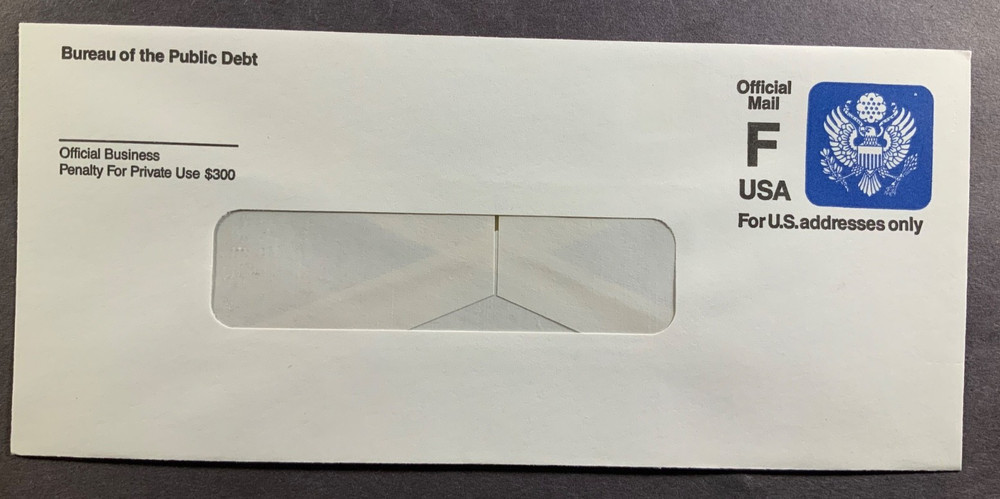 1991 US Sc. #UO83 Official mail envelope, (29) cent, mint, very good condition