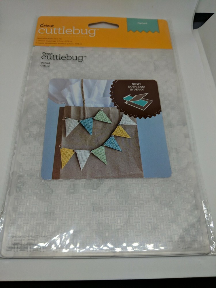 Cricut Cuttlebug Embossing Folders, 6 to choose from.
