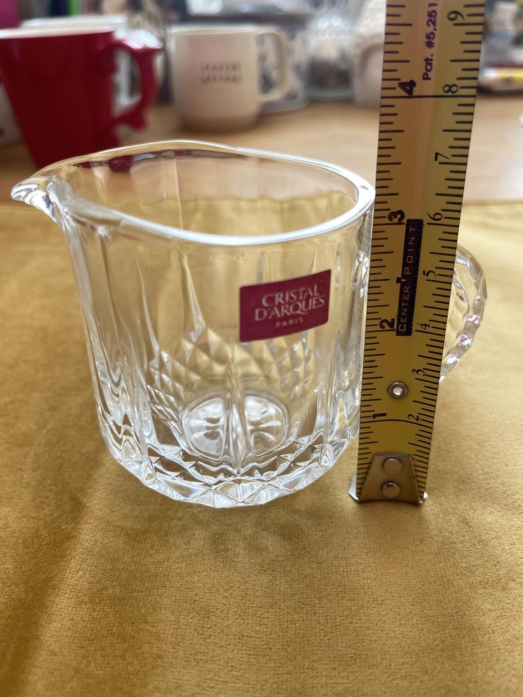 Cristal d'Arques Paris Clear Glass Creamer