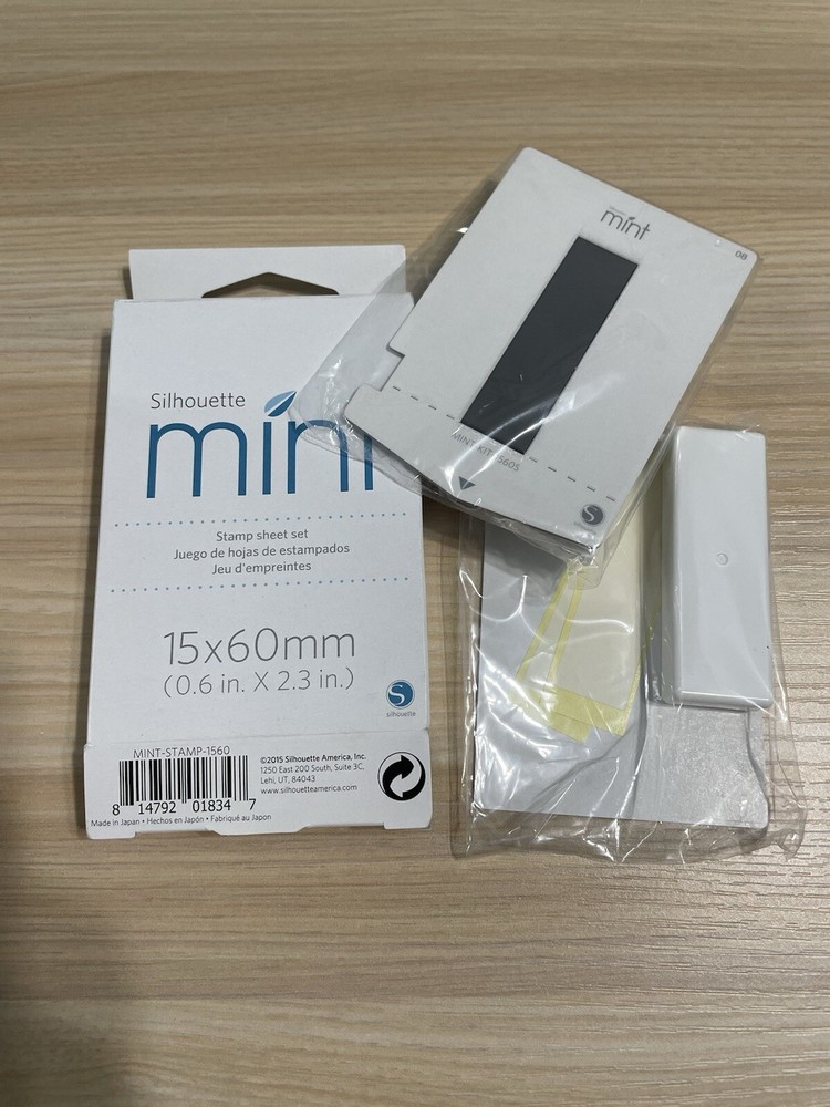 Silhouette Mint Stamp Machine With Ink And Stamp Sheets