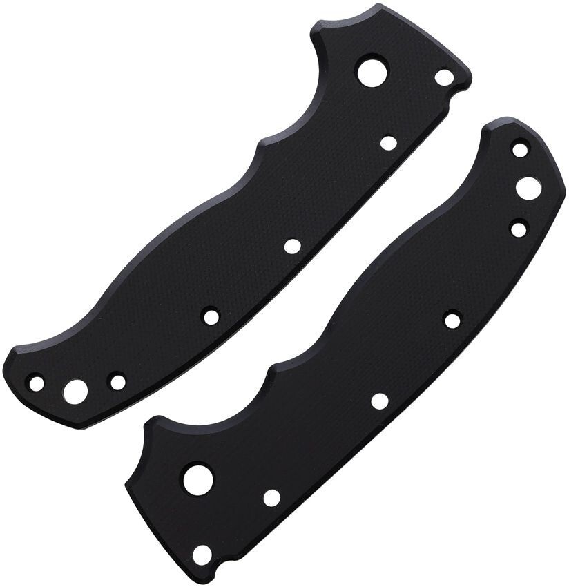 August Engineering Handle Scales For Demko AD20.5 Knife Black G10 Construction