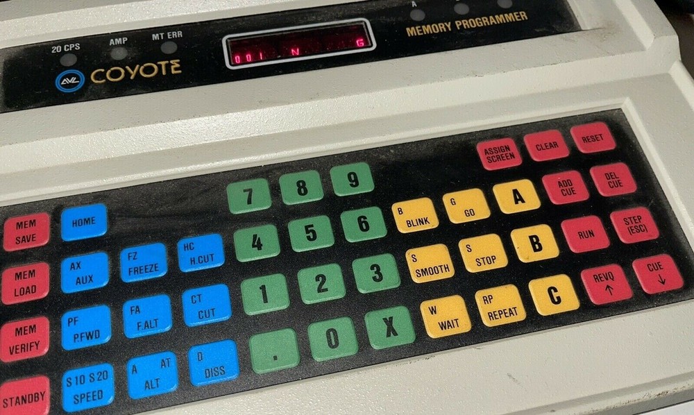 Vintage AVL Coyote Memory Programmer Console