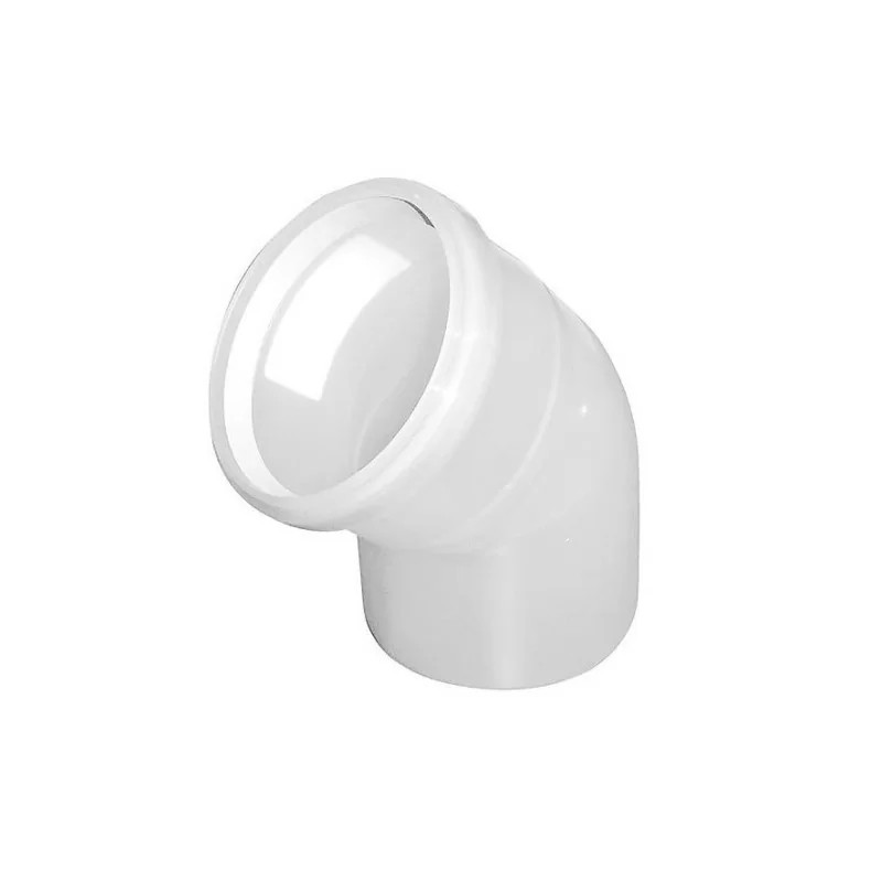 Isotip Joncoux 802608 - Concentric Coupling Elbow 45° SP PP Ø80 - Apollo PP