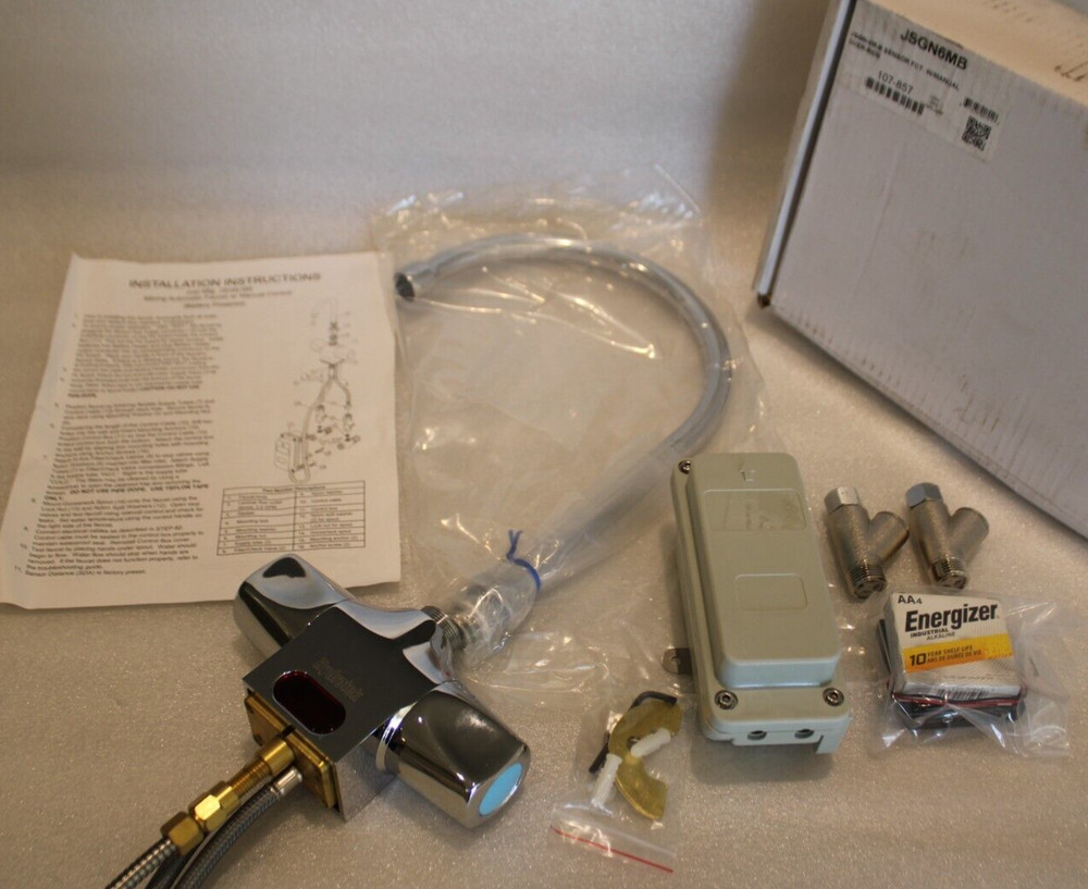 Just JSGN6MB - Sensor Faucet w/ Manual Over-ride - Chrome