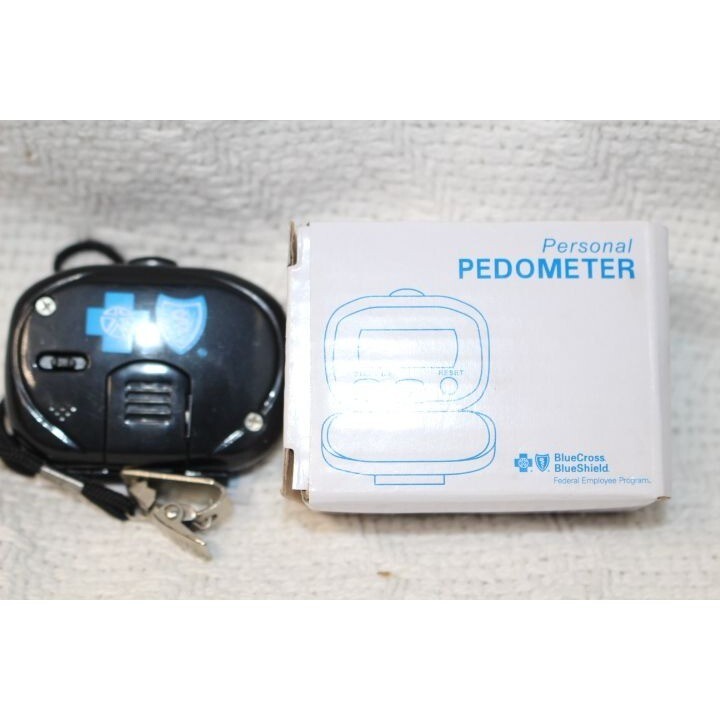 Personal Pedometer Blue Cross Blue Shield 2 Pk (New)