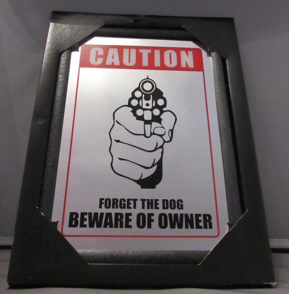 Mirror Caution pub/bar, mancave, home decoration