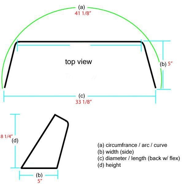 Standard Boat Plexiglass Windshield | 33 1/8 Inch Green Tinted