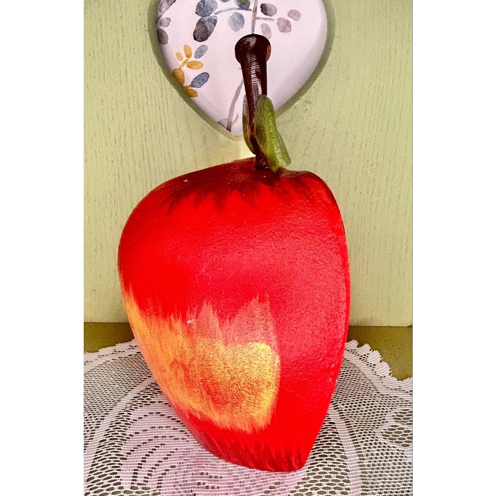 Cast Iron Apple Door Stop