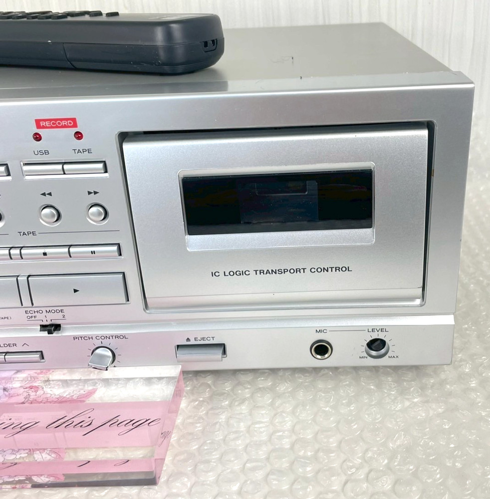 TEAC AD-850 CD Cassette Deck Combo Player With Remote Tested Working