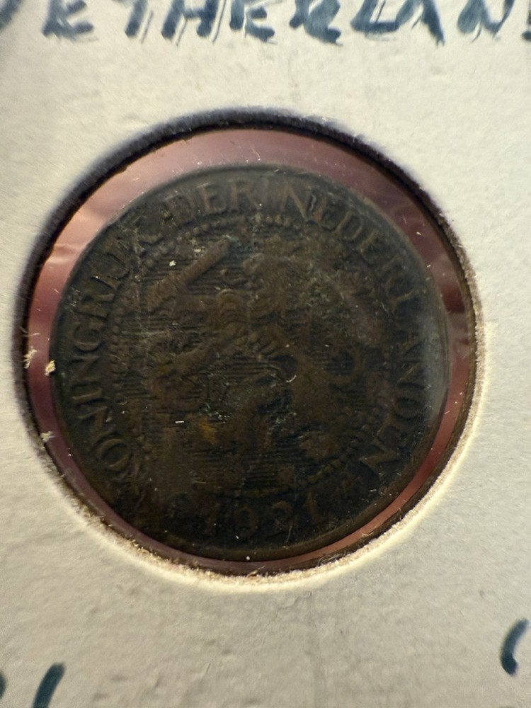 1921 Netherlands 1 Cent