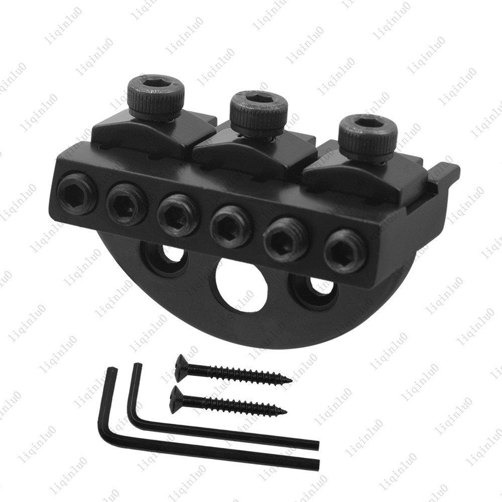 6-String 42mm Guitar Locking Nut String Lock For Headless Electric Guitar- Black