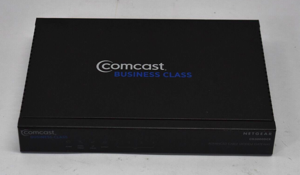 Netgear Comcast Advanced Cable Modem Gateway CG3000DCR Business Class Device