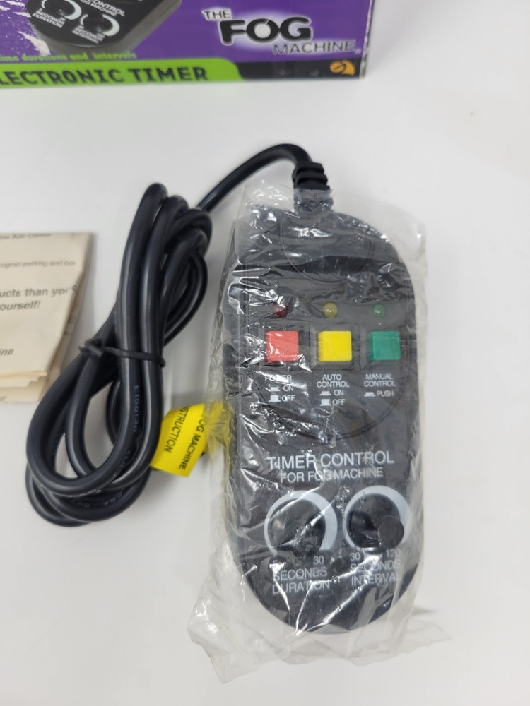 2004 Gemmy Electronic Timer Control For A Fog Machine Black Halloween