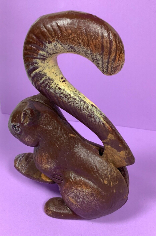Vintage Antique Cast Iron Squirrel Nutcracker