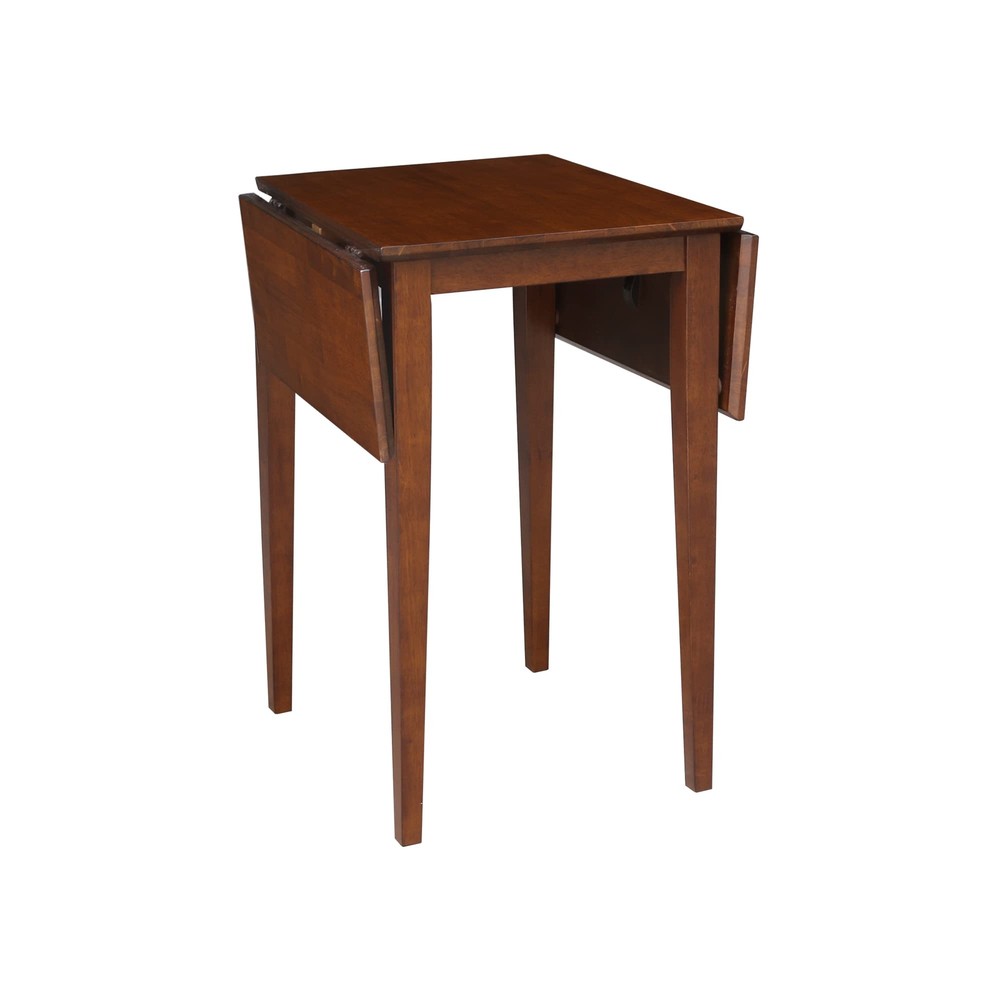 IC International Concepts Small Drop Leaf Dining Table with Dual 9" Drop Leaf