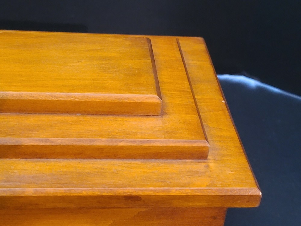 Decoative Wood Chest Box With Removable Lid