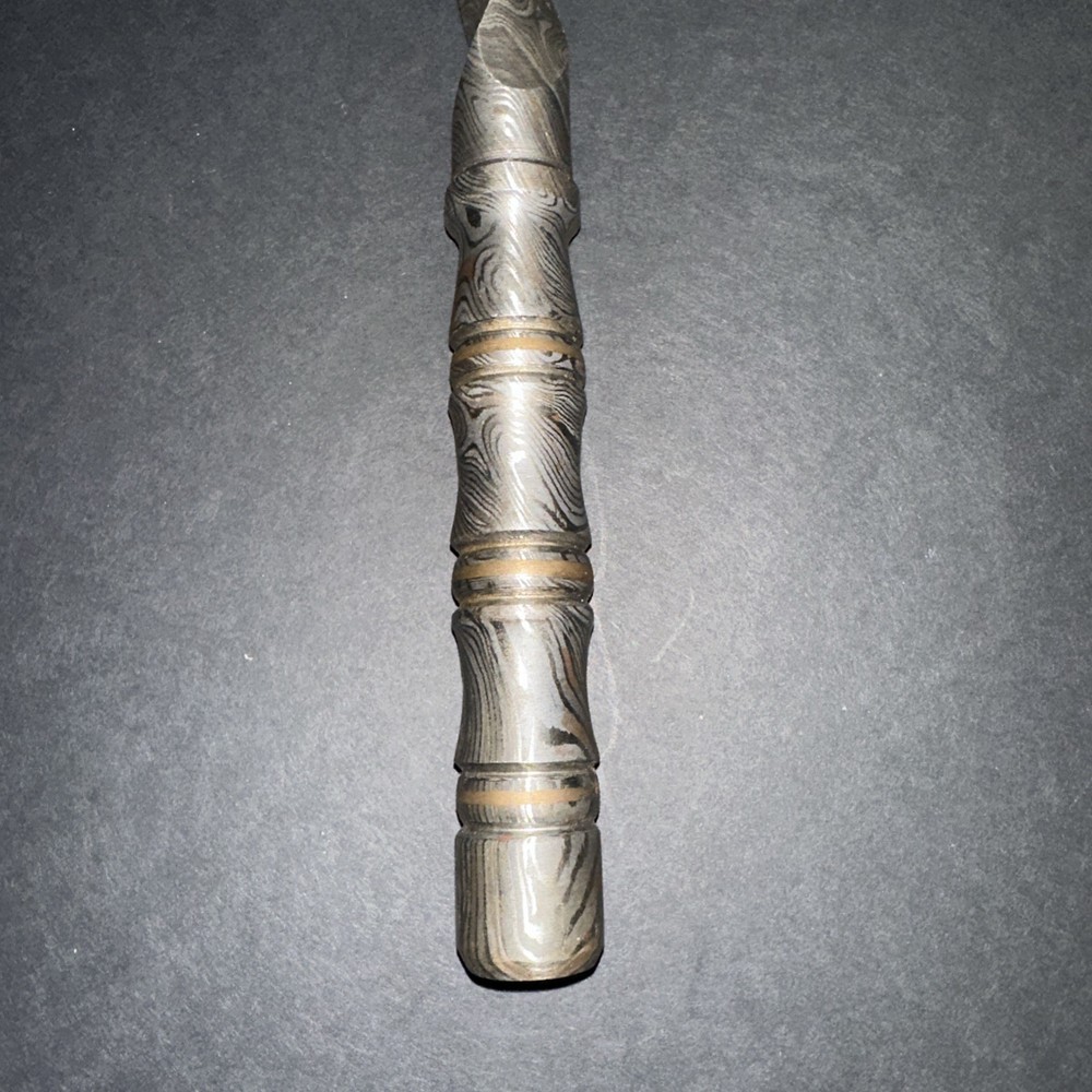 10" Damascus Tri Edge Kris Blade Dagger