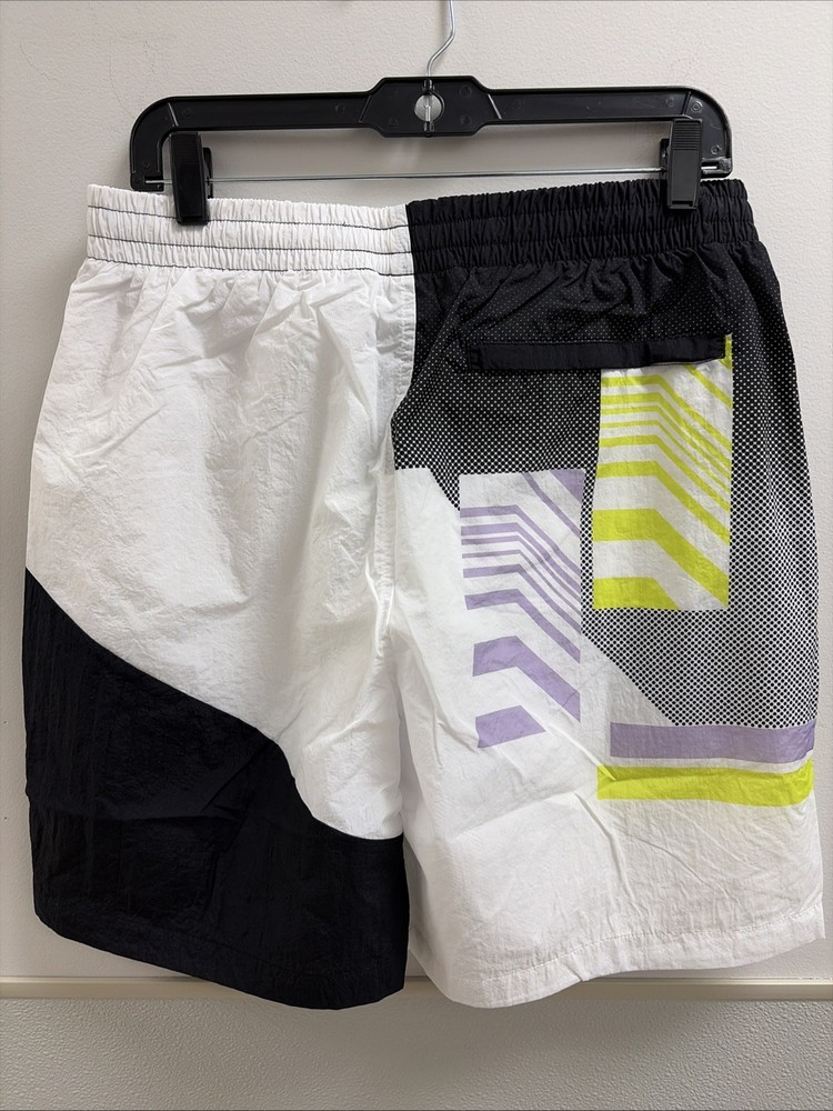 Sergio Tacchini Checkered Print Shorts 2X Black/White Multi