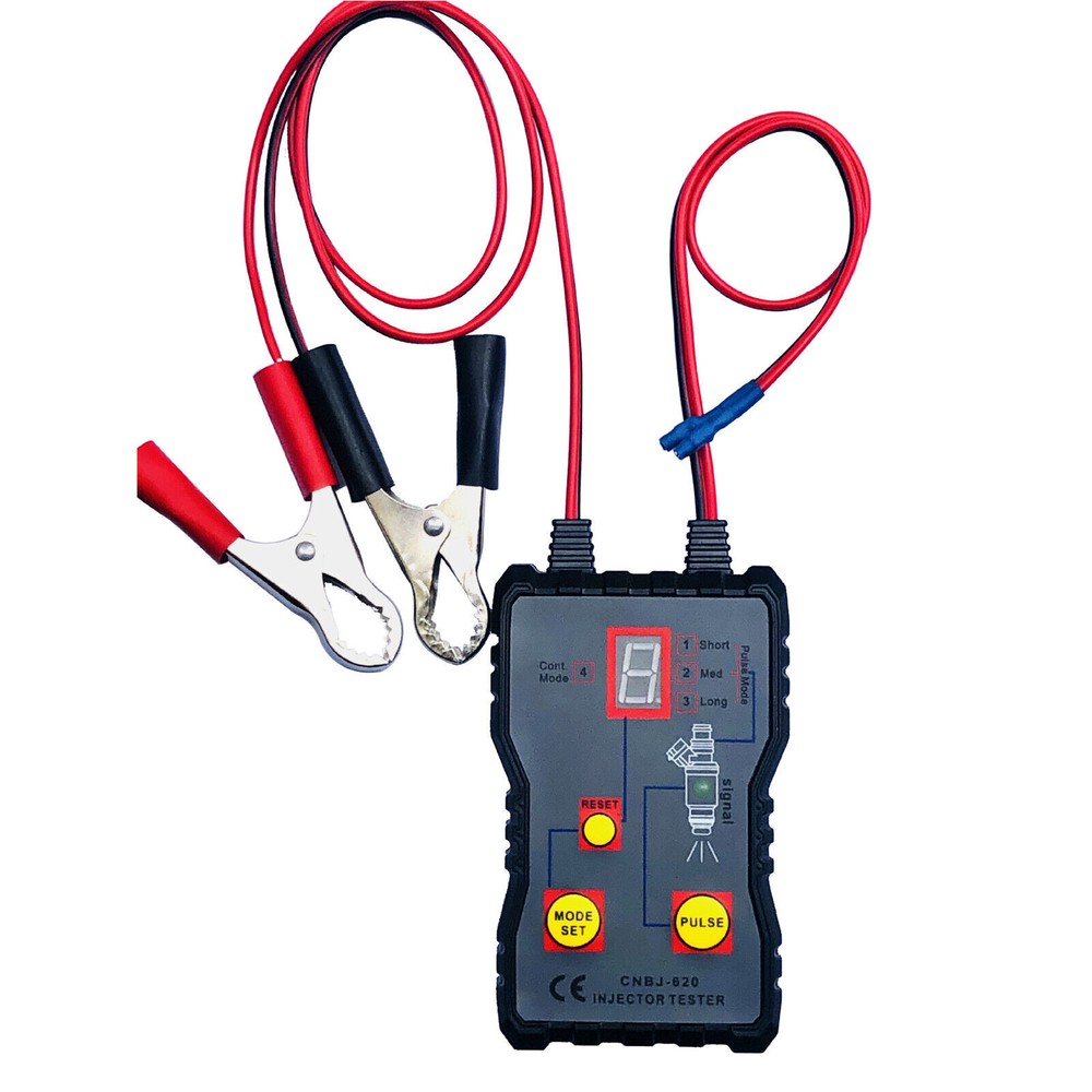 12V Car Fuel Injector Tester 4 Pulse Modes Car Injector Cleaner Controller Tool