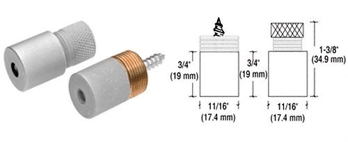 CRL 061210 Satin Chrome Anchor Set