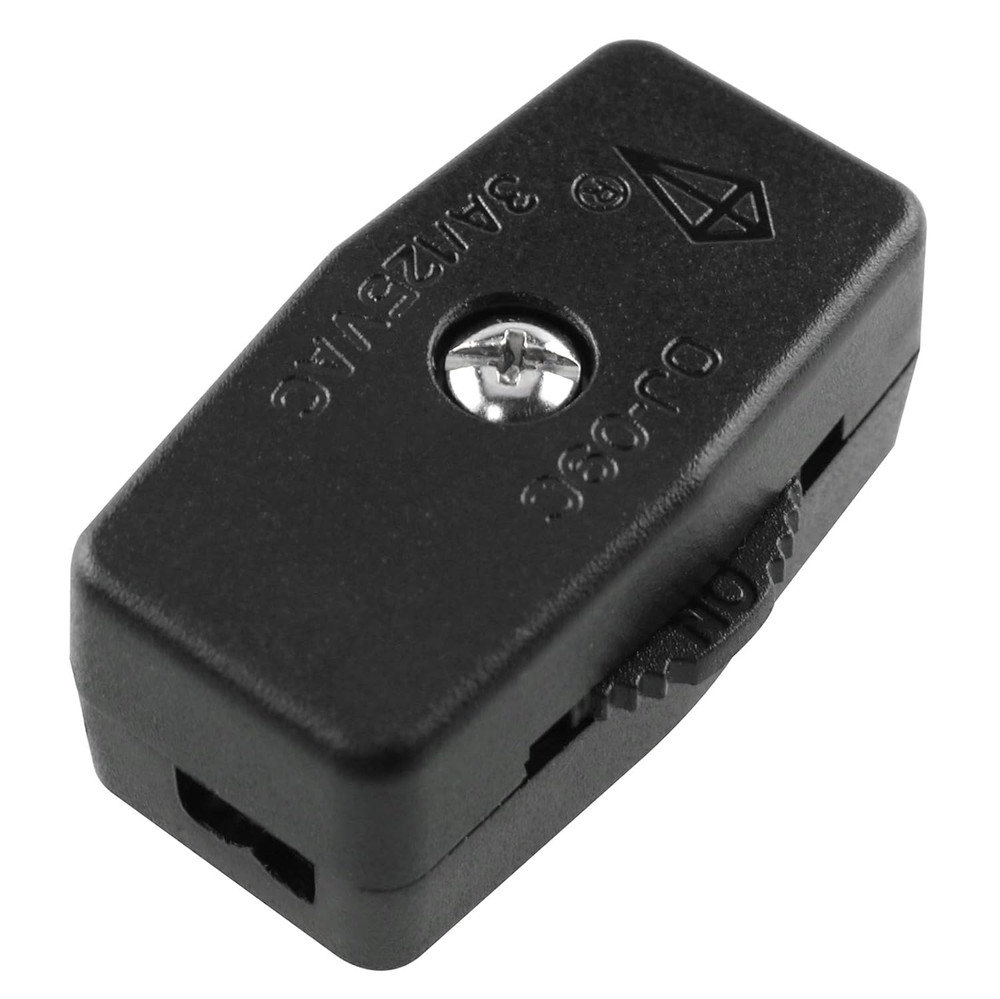 Inline Rotary Cord Switch Replacement Gear Rotary Switch Direct Plug-In Light Wi