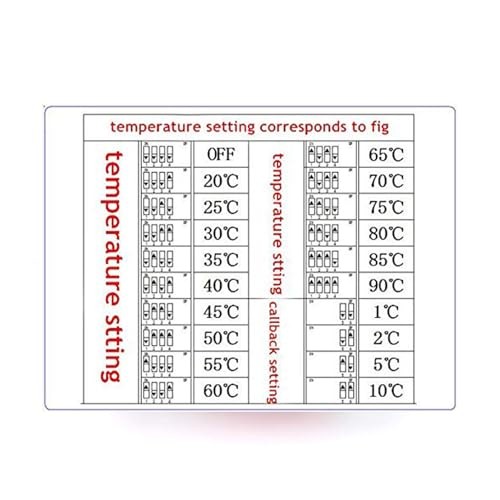 w1701 12v dc Adjustable Thermostat Controller - Digital Temperature Switch for