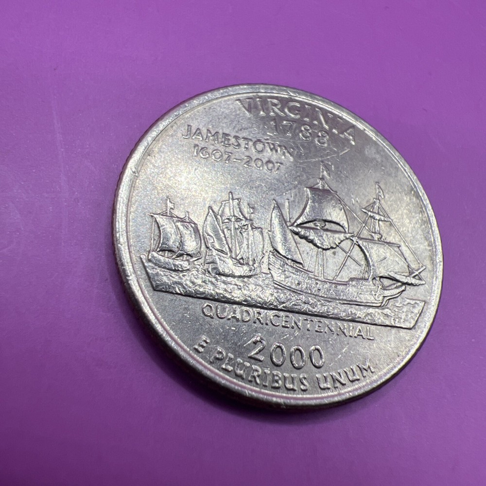 Rare 2000 Virginia Quarter (P)