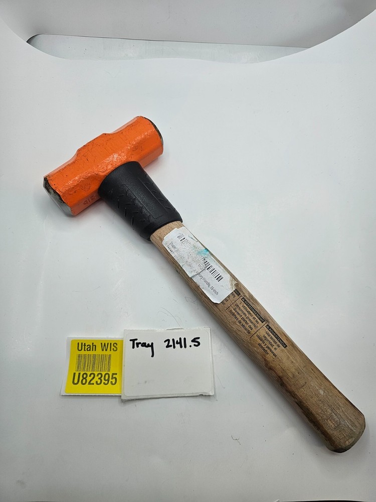 Truper 2 lb Octagonal Brown 16" Long Wood Handle