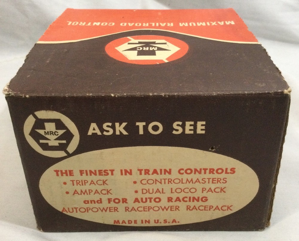 VTG MRC Throttle Pack Model 500 Hobby Train Transformer By Model Rectifier Corp