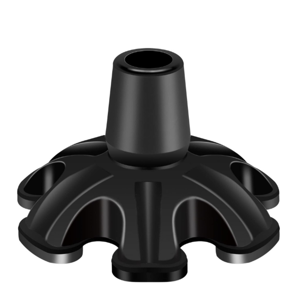 3/4 Inch 6 Support Self Standing Cane Tip Walking Canes Feet Base Replacement