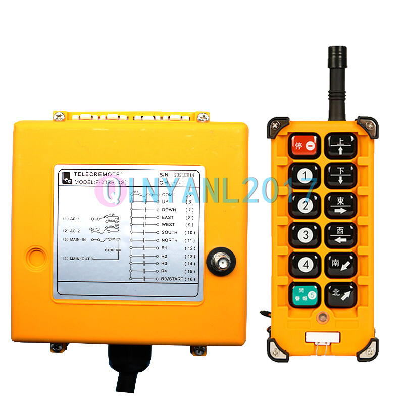 F23-BB(S) Industrial Crane wireless Remote Control 2 Transmitter+1 Receiver 220V