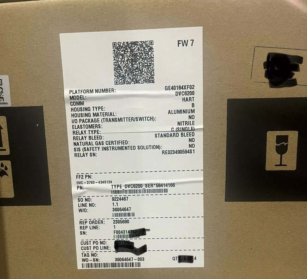 DVC6200 NEW FISHER Emerson Valve Positioner DVC6200 NO FEEDBACK HC Vision