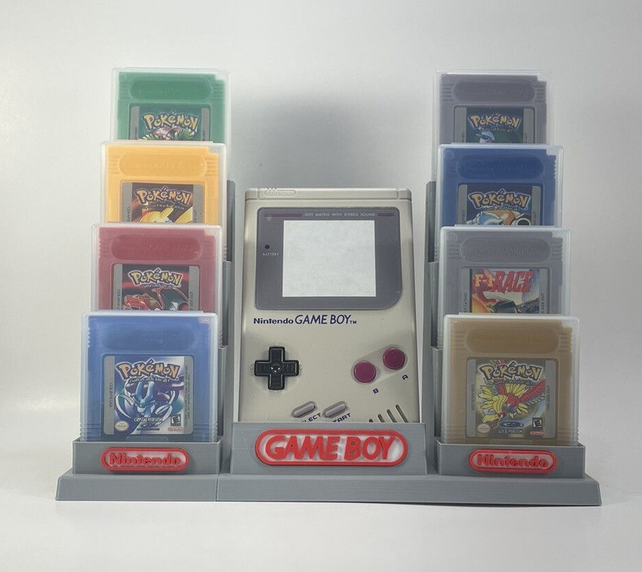 Gameboy Original & 18 Games in Protective Cases - DISPLAY ONLY (Customize Color)