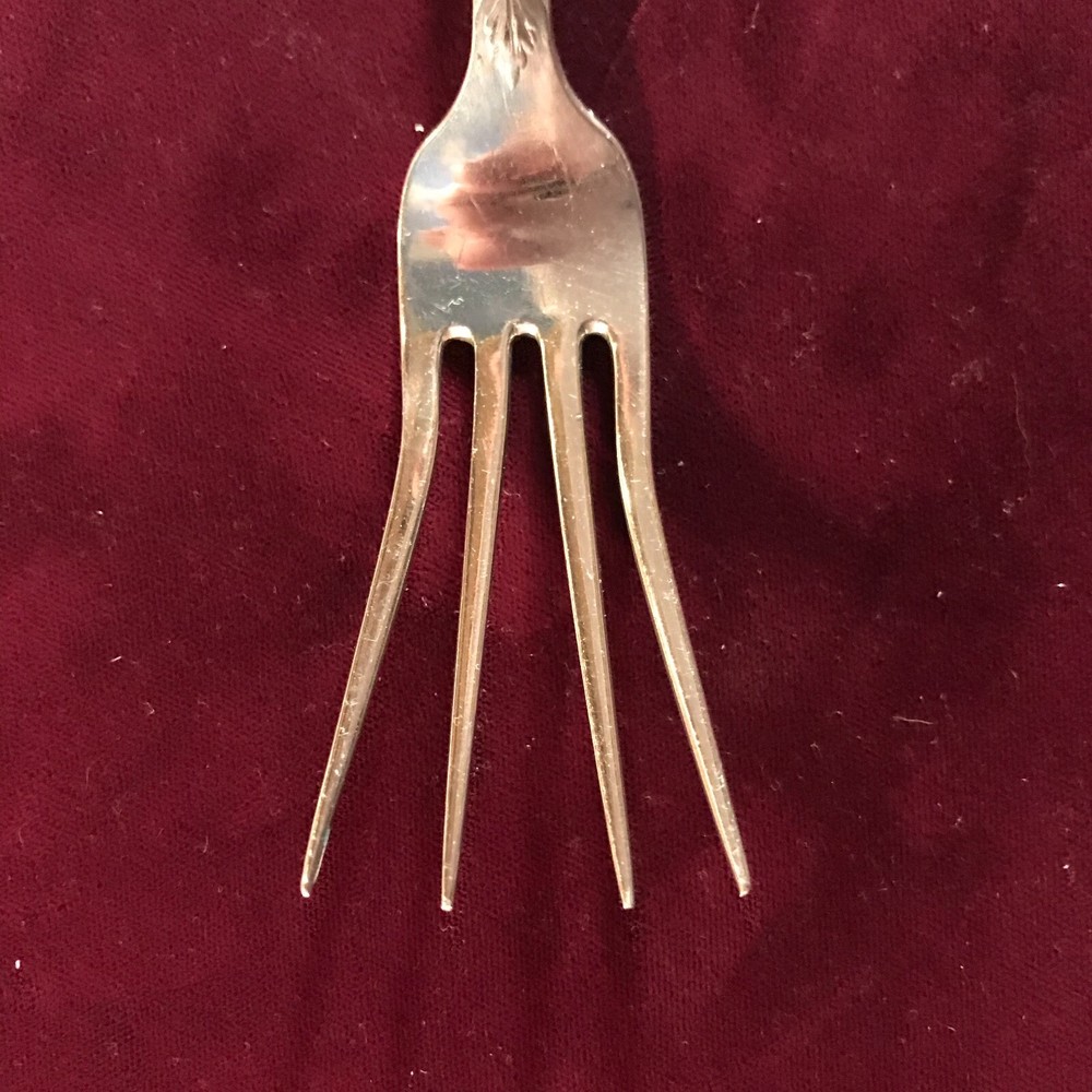 Vintage German 800 Silver Lettuce Serving Fork