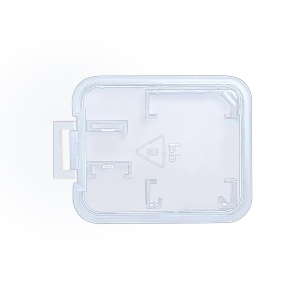 10 Pack Plastic Memory Card Case Storage Boxes Compatible with SD SDHC SDXC