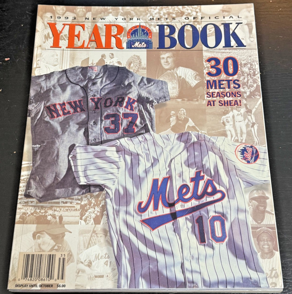 1993 New York Mets Official Yearbook