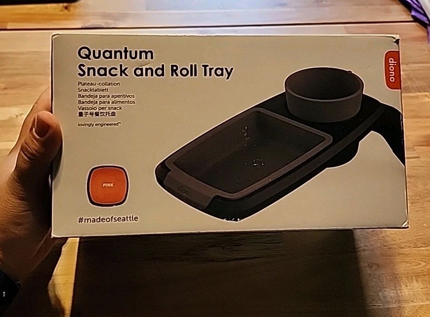 Quantum Snack And Roll Tray - Diono - Pink Cup & Tray - For Strollers