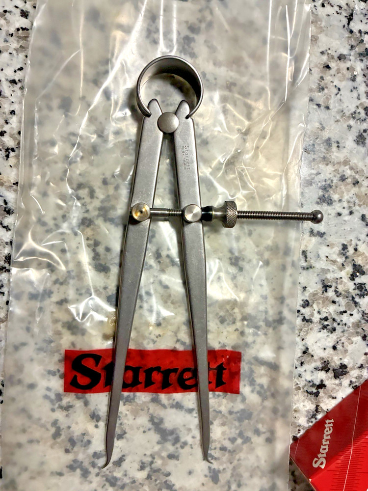 Starrett No. 184 Inside spring caliper 6" capacity flat leg