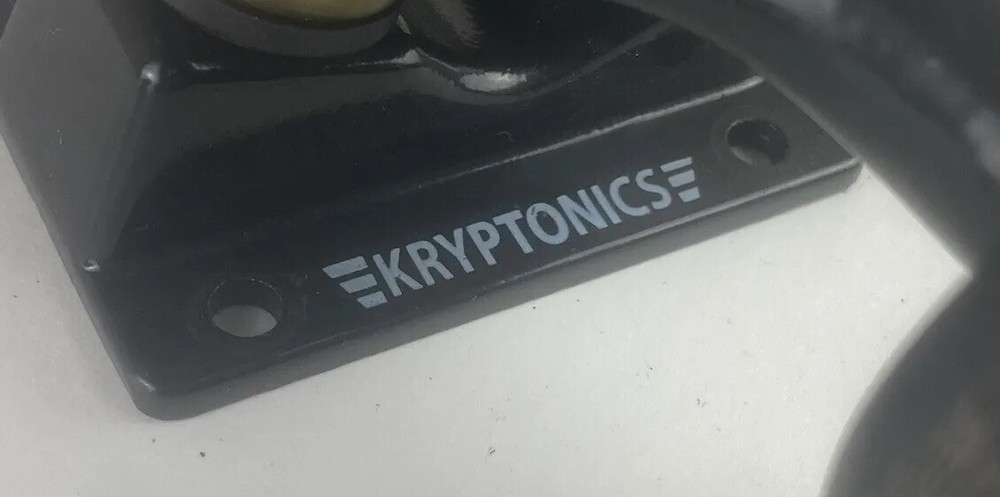 Kryptonics Skateboard Wheels With Trucks And Hardware Black